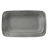 Elite Global Solutions D127PLST-GSD Plate 12" X 7" X 1-3/8"H Irregular Rectangle