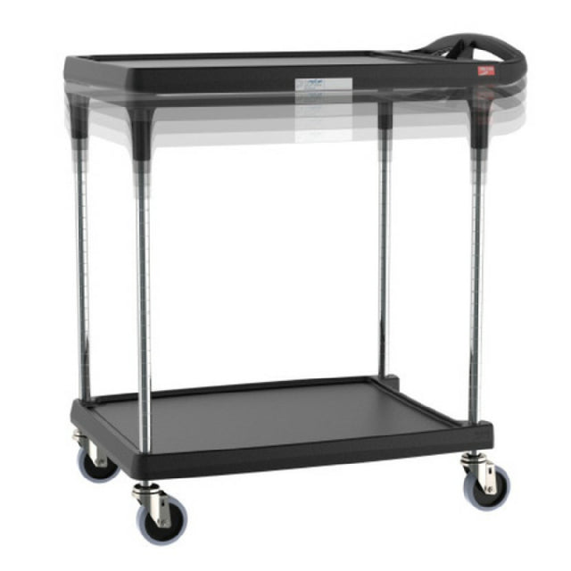 Metro MY2030-24BL-PL MyCart® Plus Series Utility Cart (2) Shelves