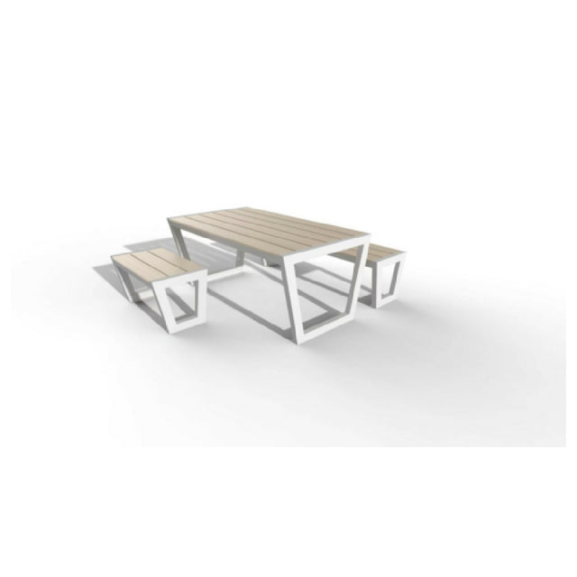 Plantation Prestige Commercial Furniture 8887036-0352 Avondale Picnic Table ADA Rectangular