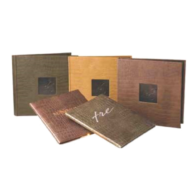 Menu Solutions VC130BD Menu Cover Holds 4-1/4" X 14" Inserts Triple Panel Continuous With 3 Views