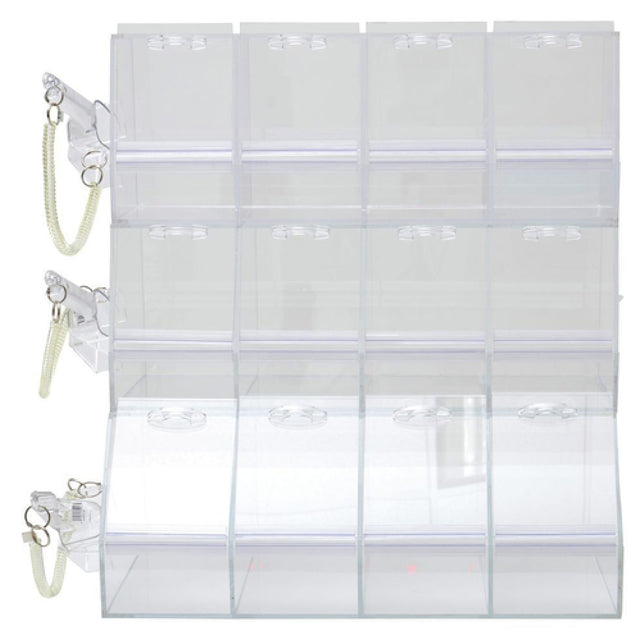 Hubert 61300 - Bulk Cereal Container/Display Set, 12-section, 3-layer