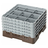 Cambro 9S958167 Camrack® Glass Rack With (5) Soft Gray Extenders Full Size
