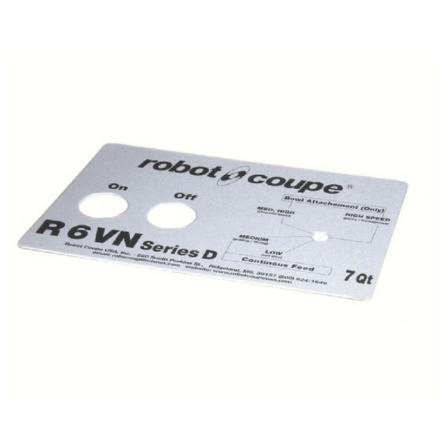 Robot Coupe 407235 Front Plate R6vn Series D