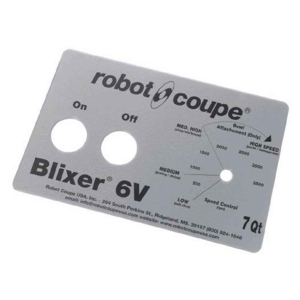 Robot Coupe 408087 Front Plate Blixer 6vv