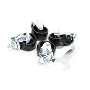 Silver King 10314-63 Kit Casters Stem 3 Wh/3 11/16t