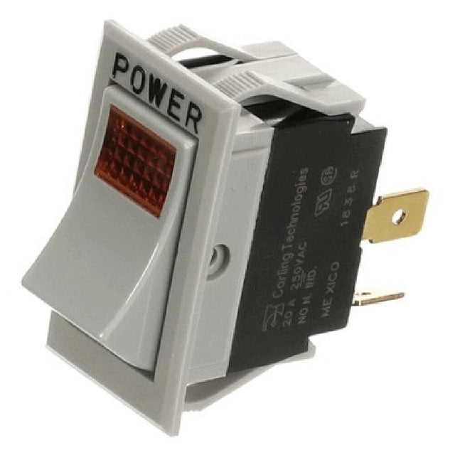 Star Mfg 2E-35127 Switch Rkr Plstc Amber Lt