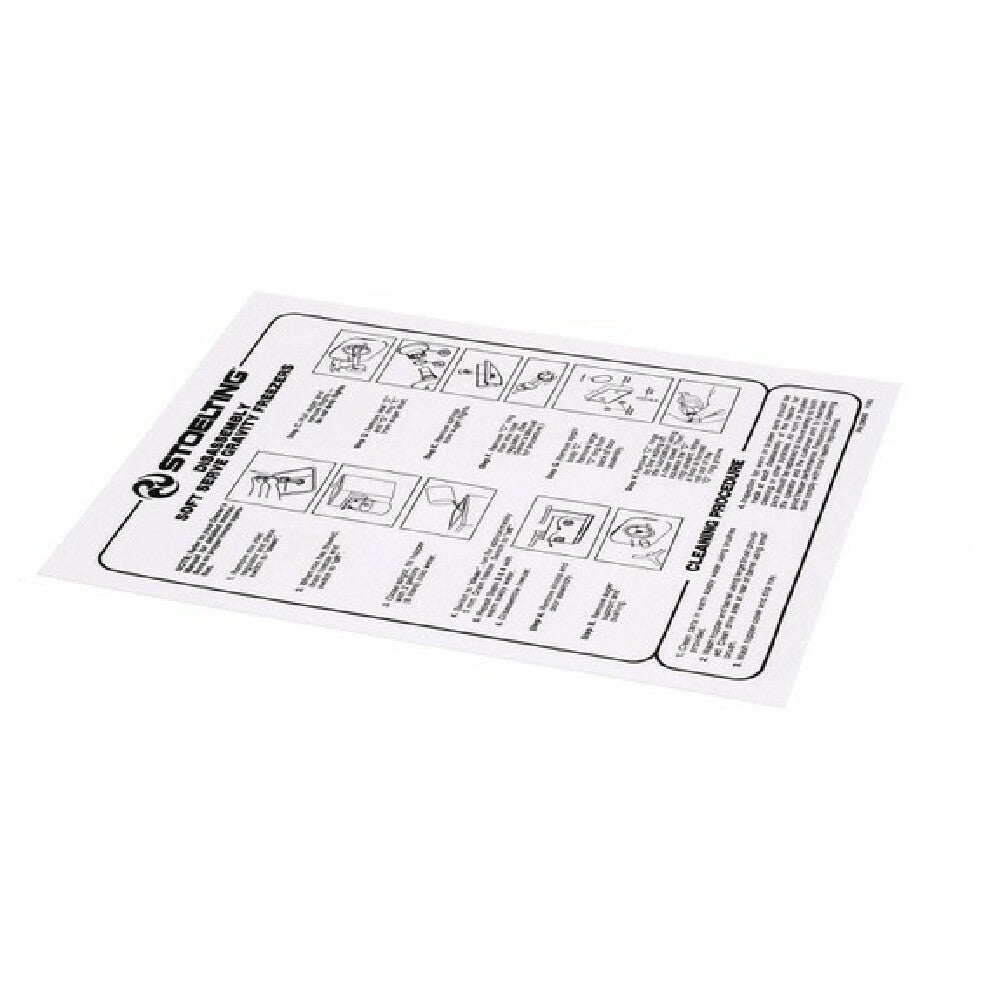 Stoelting 236040 Cleaning Card