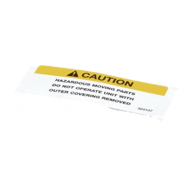 Stoelting 324107 Decal Caution Moving Parts