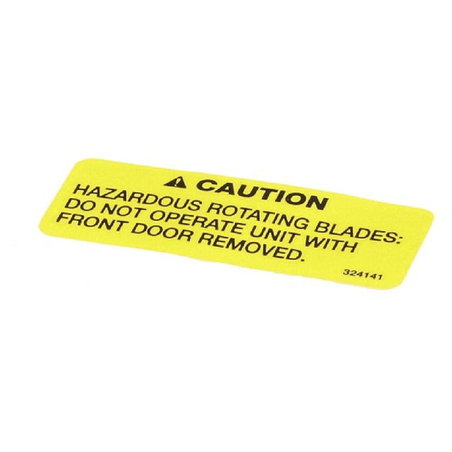 Stoelting 324141 Decal Caution Rotating Blades