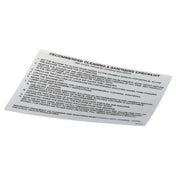 Stoelting 324509 Decal Cleaning (ss Shake)
