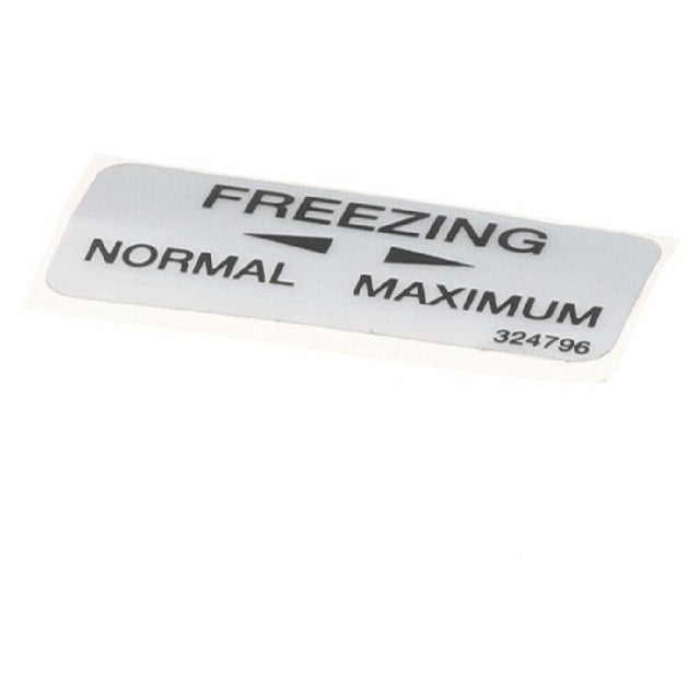 Stoelting 324796 Decal Freezing