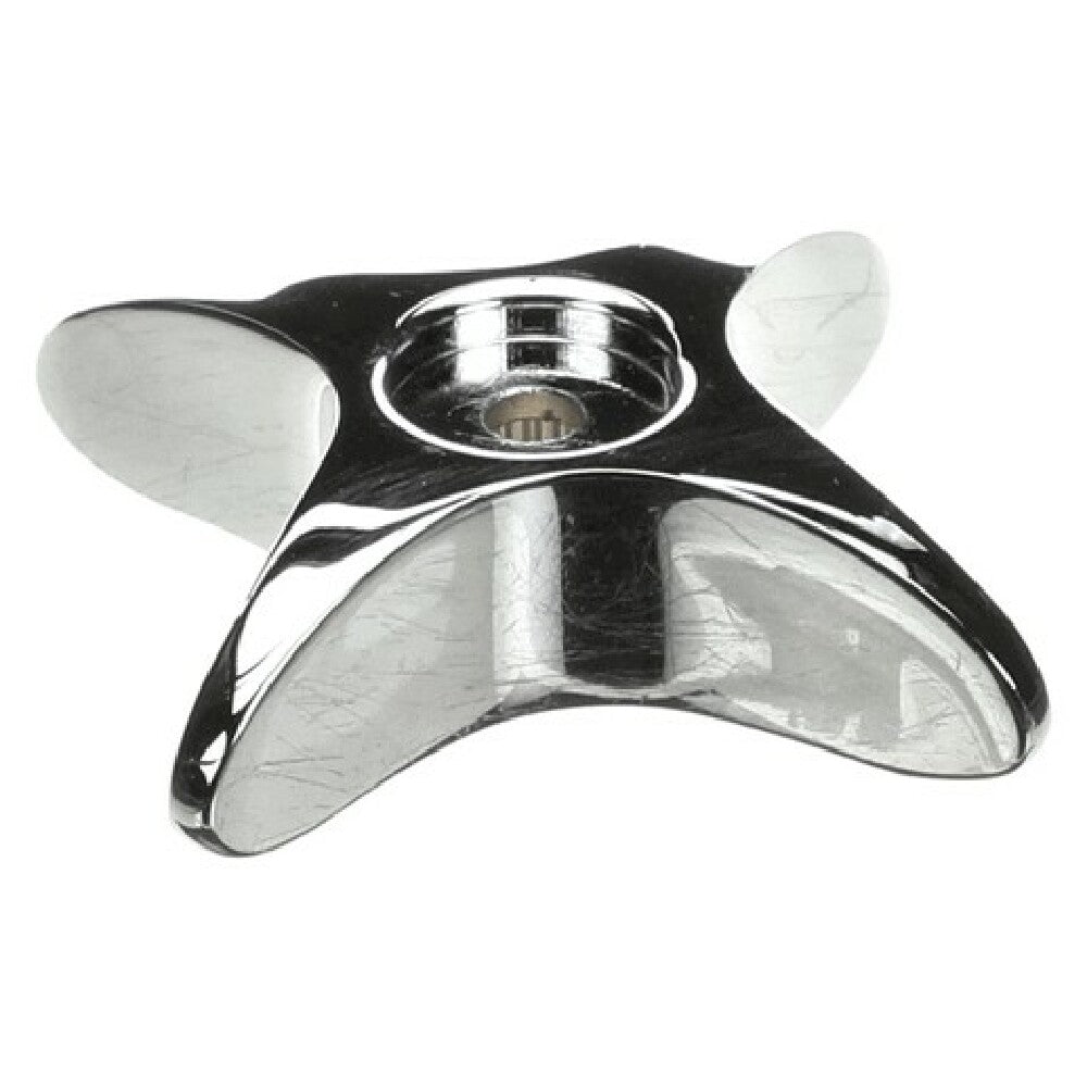 T&S Brass 002521-45NS 4 Arm Kitchen Handle Chrome Plated