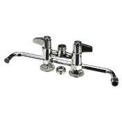 T&S Brass 5F-4DLX14 Faucet Deck Mount 4 Centers 14 Swing