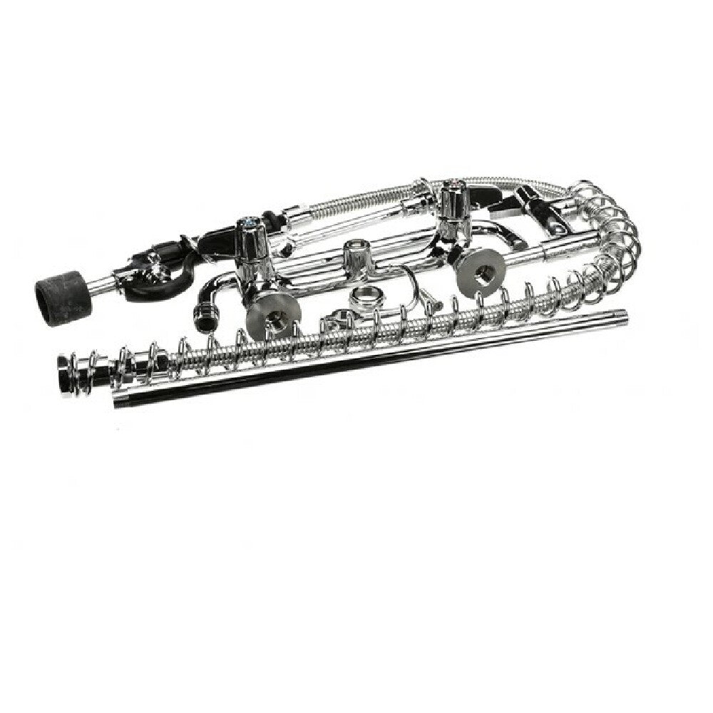 T&S Brass 5PR-8W12-C Pre Rinse Unit 8 Wall Mount Low Flow S