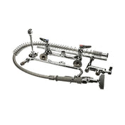 T&S Brass B-0133-12-CR-B Pre Rinse Unit W/ Ceramas & Wall Bracket