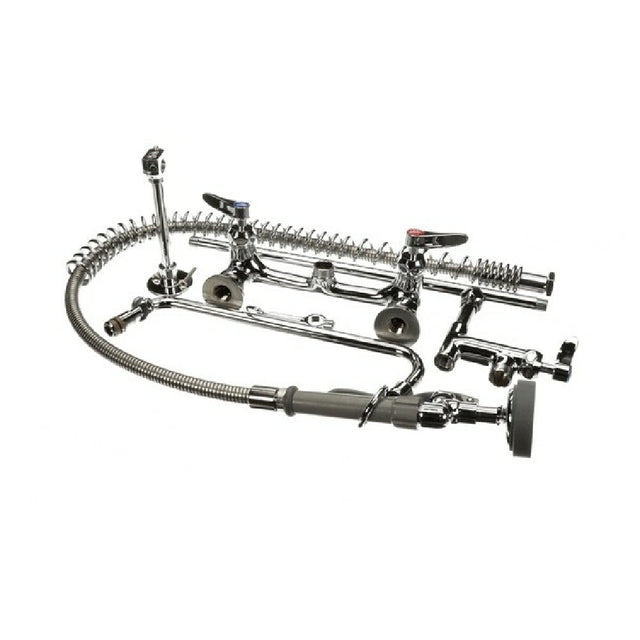 T&S Brass B-0133-12-CR-B Pre Rinse Unit W/ Ceramas & Wall Bracket