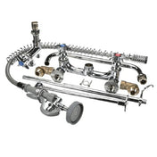 T&S Brass B-0279 Big Flo Pre Rinse Unit 8 Wall Mount Ad