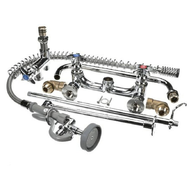 T&S Brass B-0279 Big Flo Pre Rinse Unit 8 Wall Mount Ad