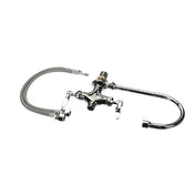 T&S Brass B-0300-CR Double Pantry Faucet Single Hole Base