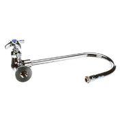 T&S Brass B-0310 Single Pantry Faucet Wall Mt Swivel/ri