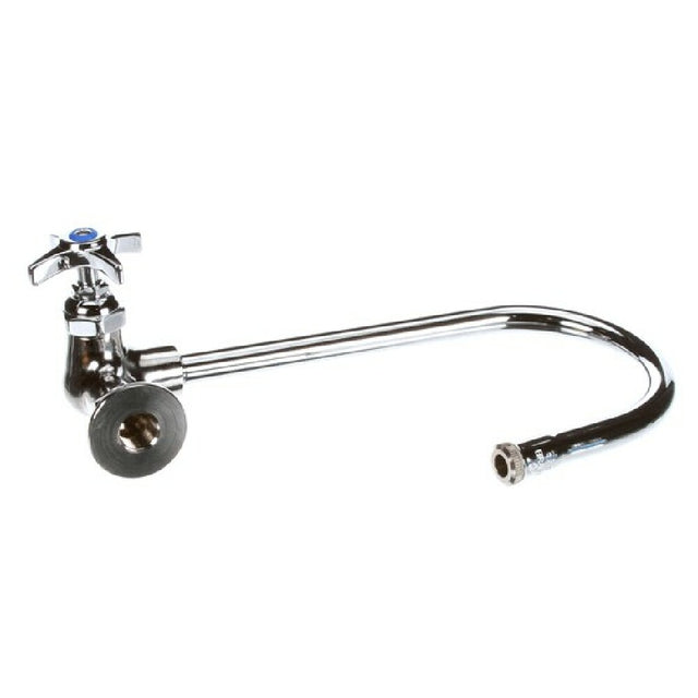 T&S Brass B-0310 Single Pantry Faucet Wall Mt Swivel/ri