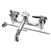 T&S Brass B-0665-BSTP-VRS 8 Service Sink Faucet Wall Mount Built
