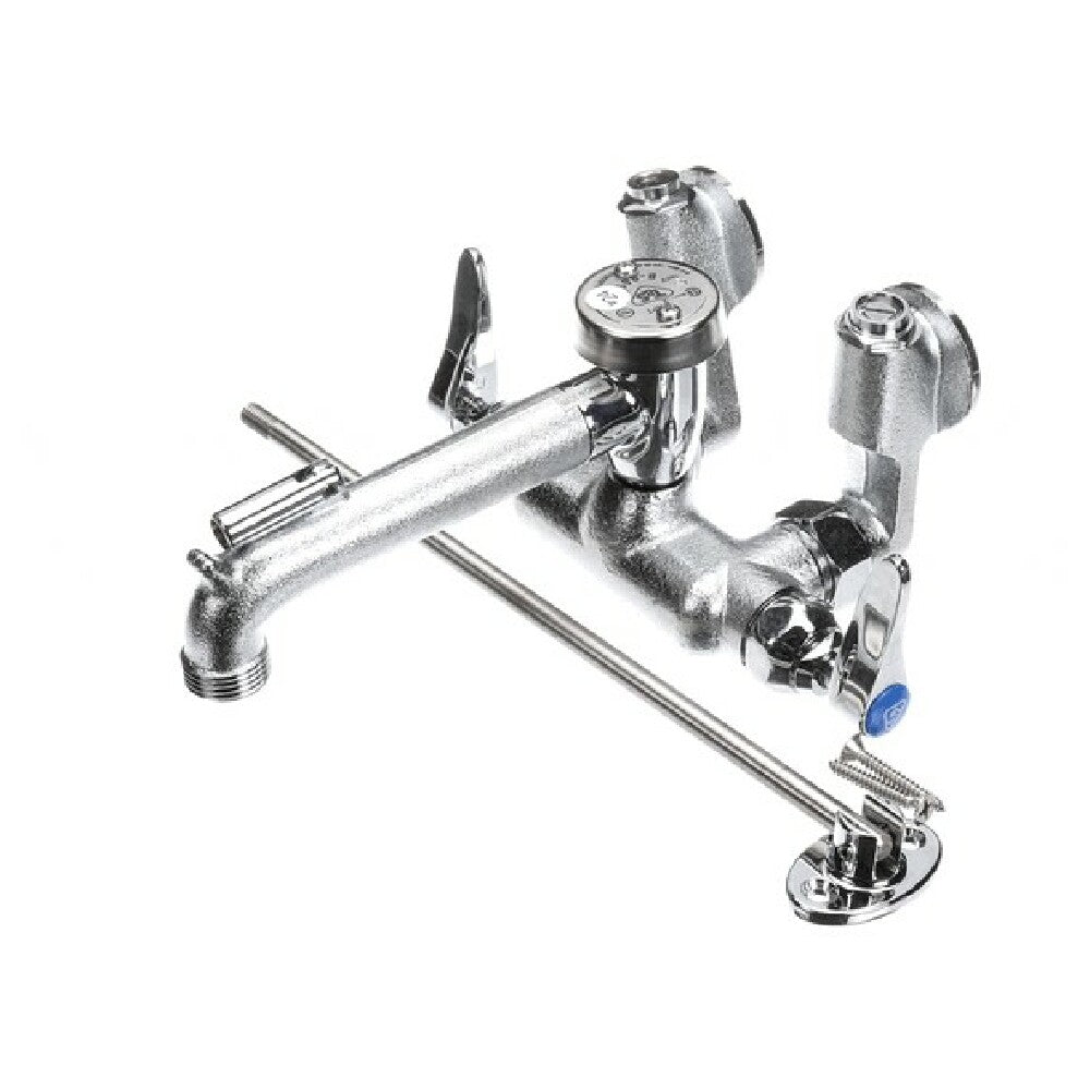 T&S Brass B-0667-RGH Service Sink Faucet Wall Mount Adjusta