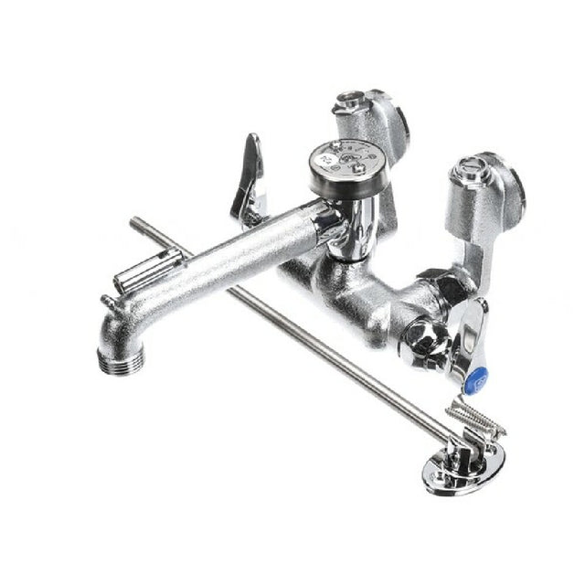 T&S Brass B-0667-RGH Service Sink Faucet Wall Mount Adjusta