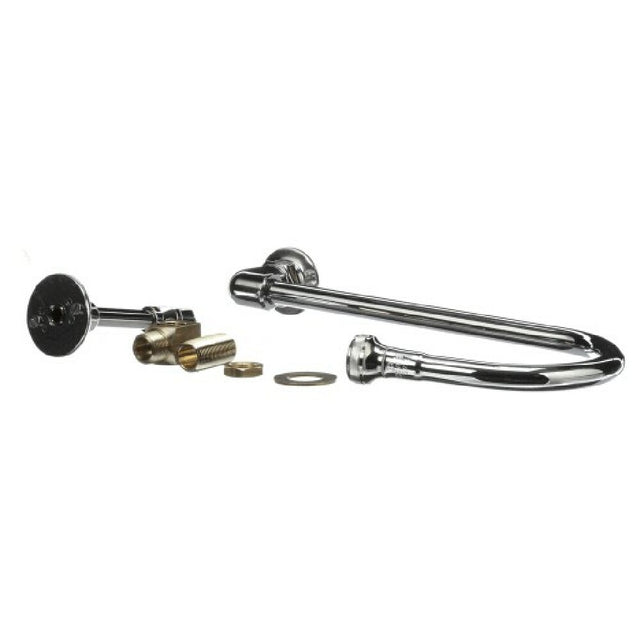 T&S Brass B-2456-W Wall Mount Elbow 123x Rigid Gooseneck