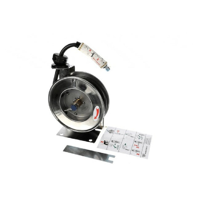 T&S Brass B-7102 Hose Reel 3/8 Id X 12' Hose Open Stai