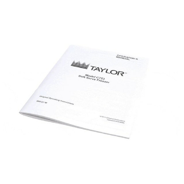Taylor Freezer 069127-M Man Oper C723