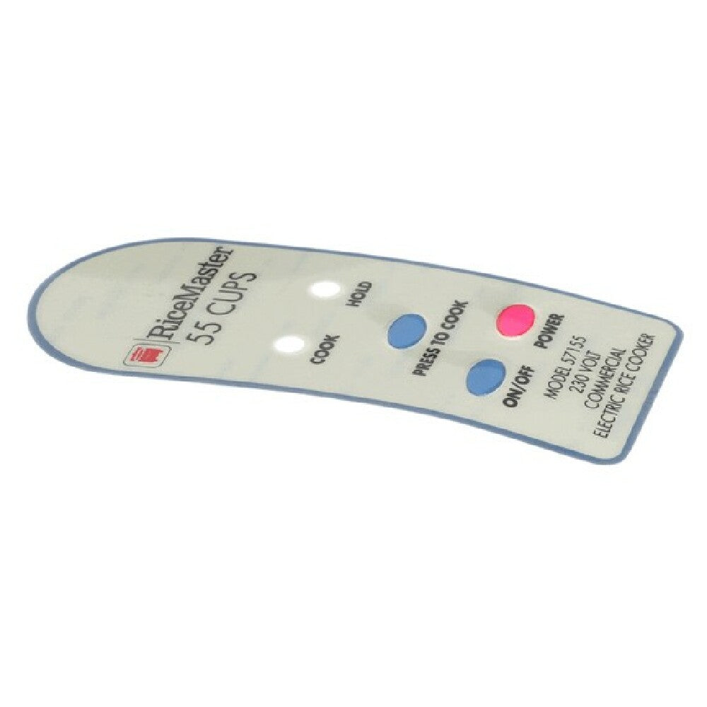 Town Foodservice Equipment 57155-L Control Housing Label