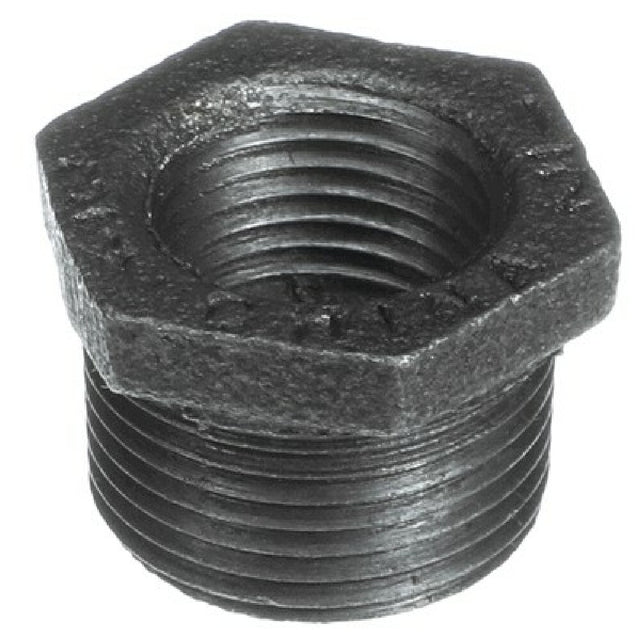 AllPoints 8109982 Bushing 3/4 X 1/2 Hex Bus Hing Black Ir
