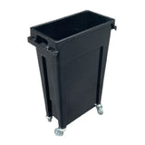 Quantum CTH-MOB - Crusader Thin Container Mobile Kit, 250 Lb. Load Capacity, Set Of 4 Swivel 3" X 1" Thermoplastic Rubber Casters And 2 Connectors
