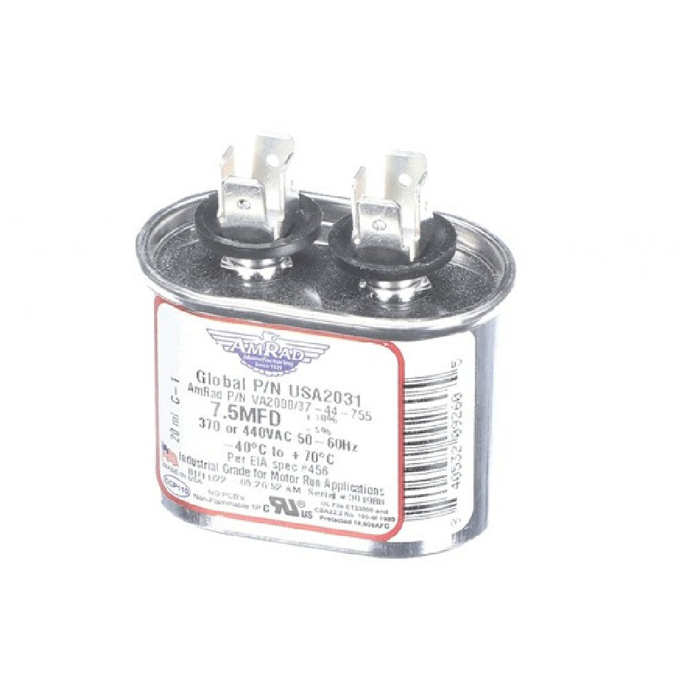 AllPoints 8110653 Capacitor 7.5mfd 370/440v Oval Usa Made