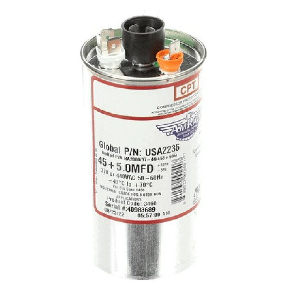 AllPoints 8110664 Capacitor 45/5mfd 370/440 V Rnd Usa Made