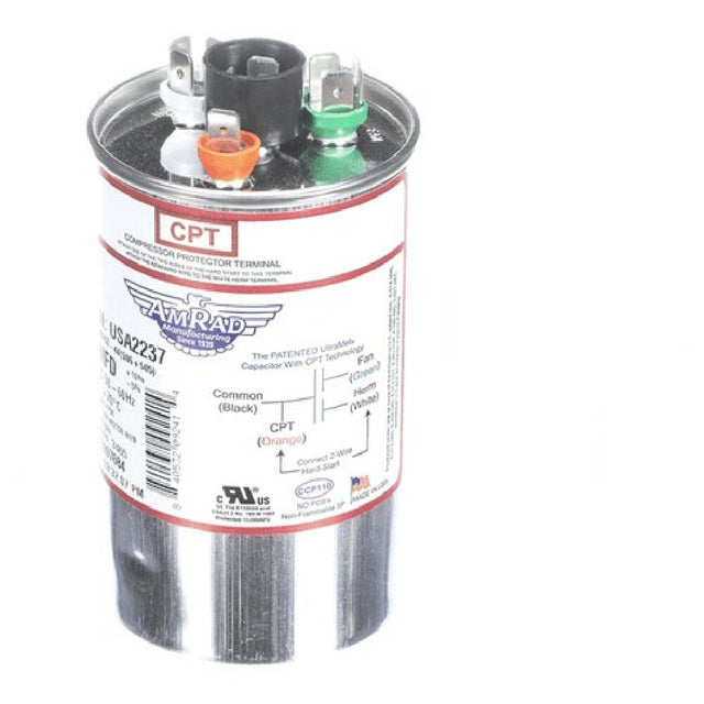 AllPoints 8110665 Capacitor 50/5mfd 370/440 V Rnd Usa Made
