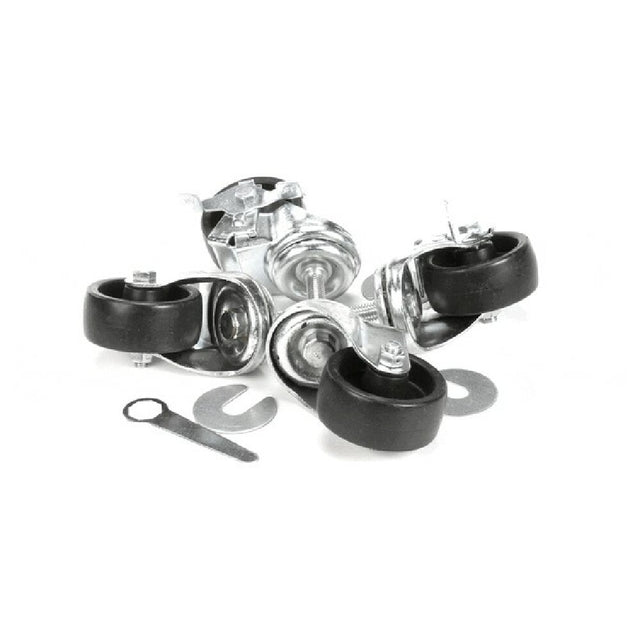 TRUE 883720 Caster Kit 3 1/2stem Set/4 Silver 2)83