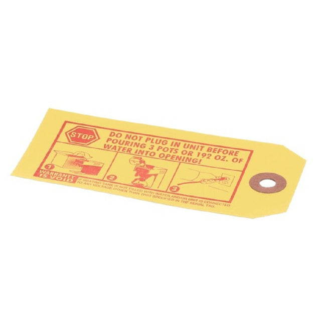 Curtis WC-3817 Tag Caution Power Cord