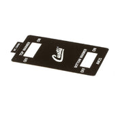 Curtis WC-38406 Label Front Panel Aw 2s Alp 5