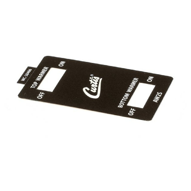 Curtis WC-38406 Label Front Panel Aw 2s Alp 5