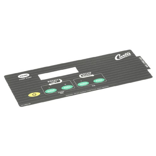 Curtis WC-390160 Label Ucm Overlay Rstb W/half