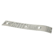 Curtis WC-3903 Label Instructs Panel Curtis