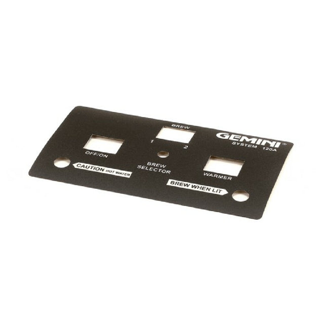 Curtis WC-3920T Label Sw Panel Gem 120a Curti