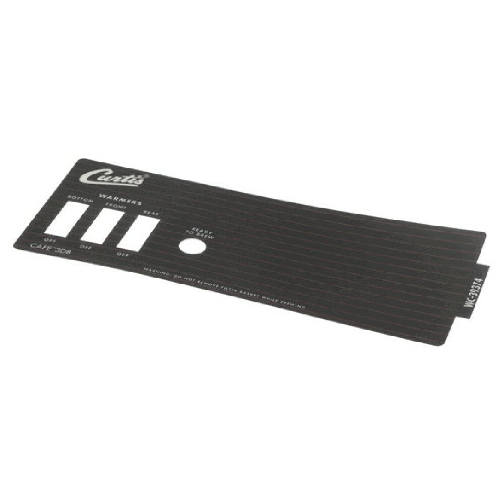 Curtis WC-39374 Label Sw Panel Caf 3 Curtis