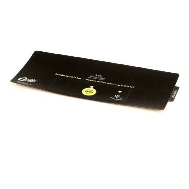 Curtis WC-39497 Label Assembly Control Panel Smar