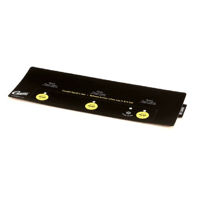 Curtis WC-39499 Label Assembly Control Panel Smar