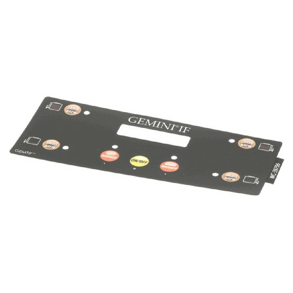 Curtis WC-39756 Label Ucm Overlay Panel 2 Bat