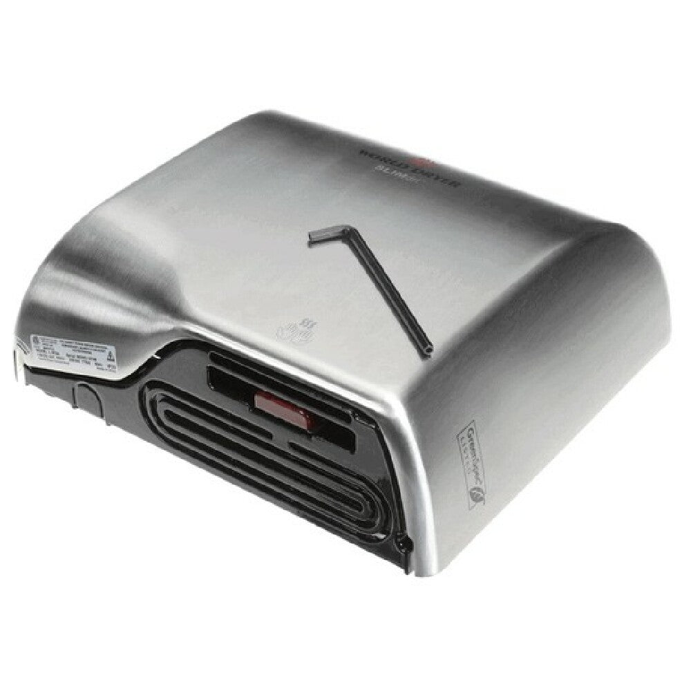 World Hand Dryer L-973A Slimdri 120/208/240v S/s Brush