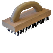 Omcan 10450 (10450) Wooden Block Brush #15H With Handle